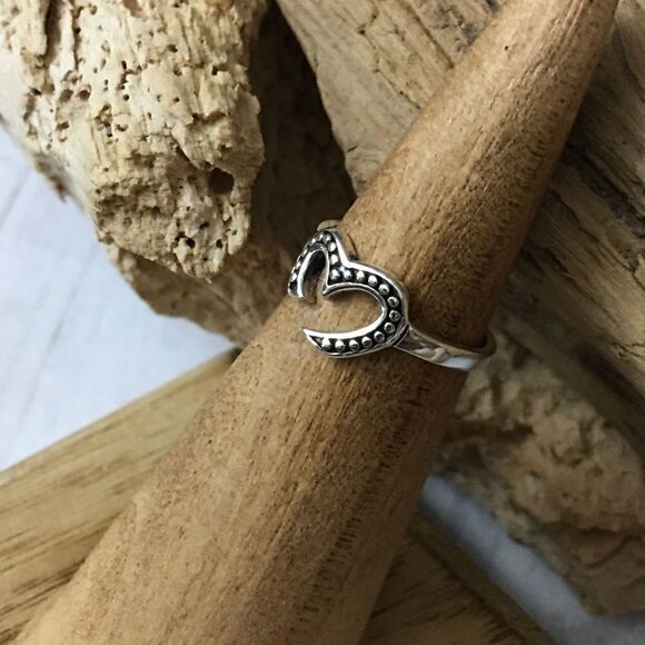 Sterling Silver OmToe Ring - Picture 2 of 4
